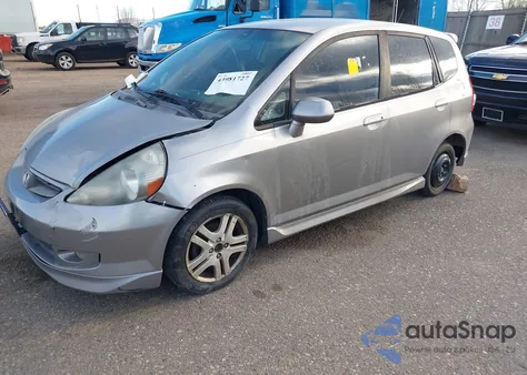 2007 Honda Fit Sport from USA, damaged, VIN JHMGD37667S061252